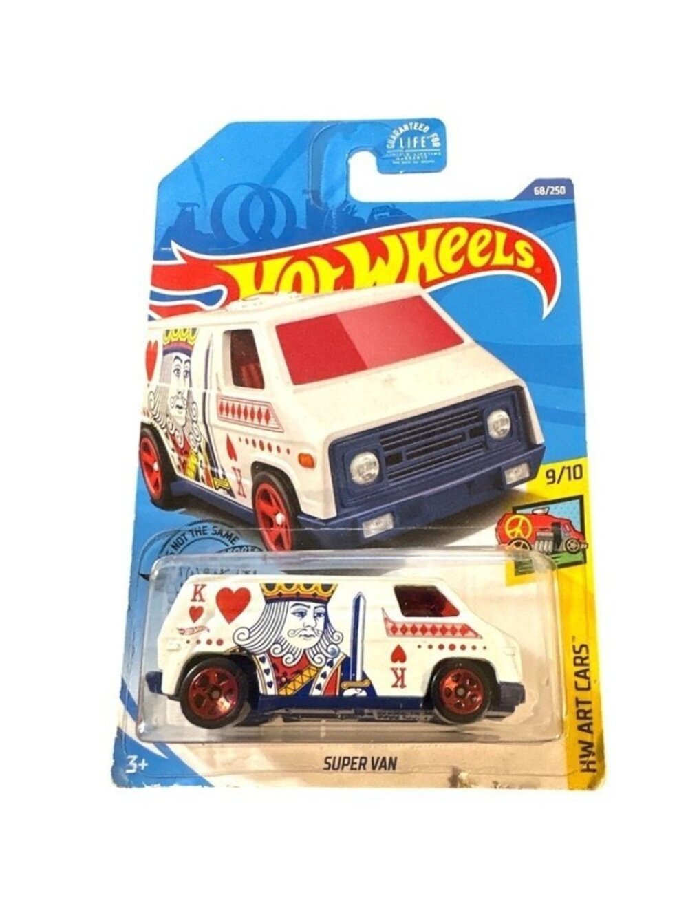 Die Cast Hot Wheels HW Art Cars Super Van 68/250 9/10 Colorful Design Car 2017